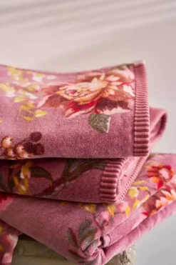 Badhanddoek Secret Garden Mauve 55X100Cm