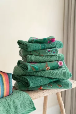 Badhanddoek Set/3 Les Fleurs 55X100 Cm