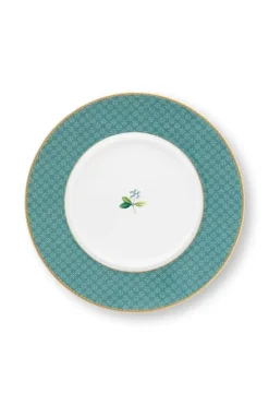 Blushing Birds Botervloot Rond Blue
