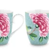 Blushing Birds Set/2 Mokken Groot
