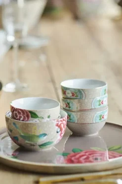Blushing Birds Set/2 Mokken Groot