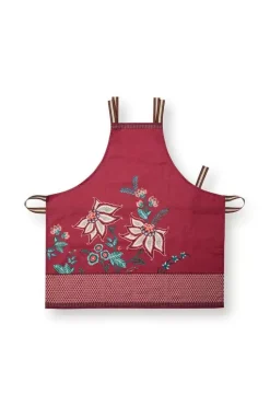 Flower Festival Apron Dark Pink
