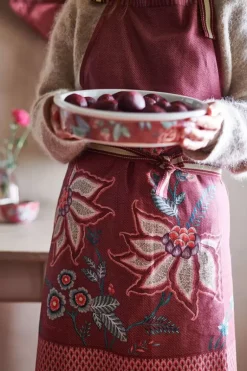 Flower Festival Apron Dark Pink