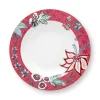 Flower Festival Diep Bord Donker 21.5 Cm