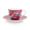 Flower Festival Espresso Kop & Schotel Donker