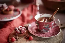 Flower Festival Espresso Kop & Schotel Donker