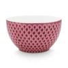 Flower Festival Kom Rood/Donker 9.5 Cm