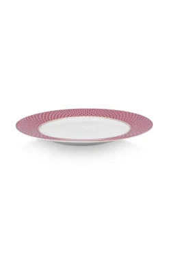 Flower Festival Set/4 Dinerborden Donker 26.5Cm