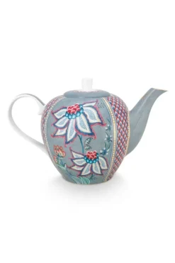 Flower Festival Theepot Groot Licht