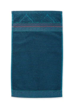 Gastendoek Set/3 Soft Zellige Donker 30X50 Cm
