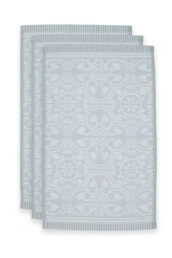 Gastendoek Set/3 Tile De Pip Licht 30X50 Cm