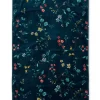 Grote Handdoek Les Fleurs Donker 70X140 Cm