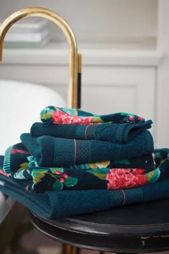 Grote Handdoek Soft Zellige Donker 70X140
