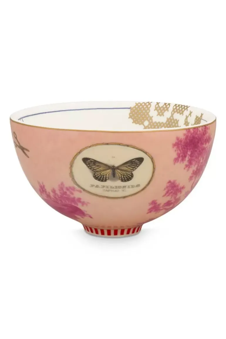 Heritage Kom Geverfd Roze 12 Cm