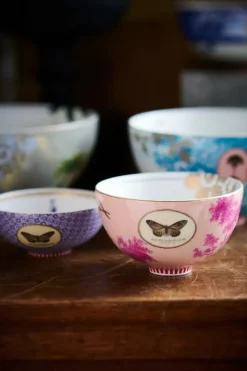 Heritage Kom Geverfd Roze 12 Cm