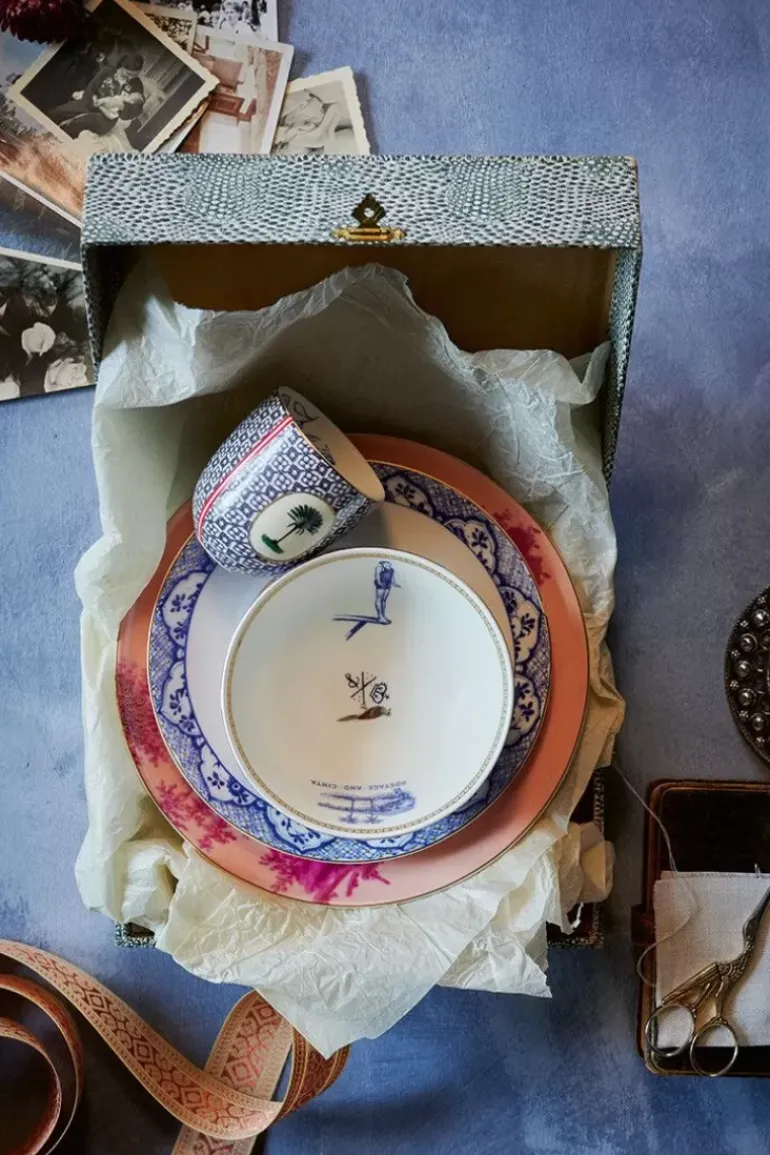 Heritage Kom Tegels Blauw 11 Cm