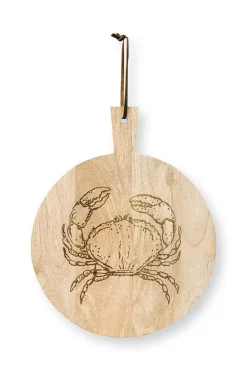Houten Plateau Krab Rond