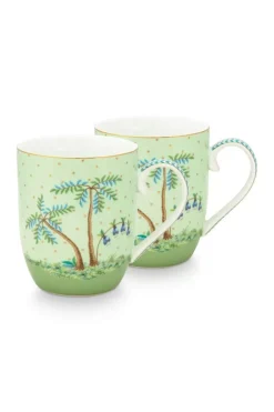Jolie Set/2 Mokken Klein Gouden Stippen