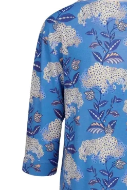 Jurk Flora Firenze Kobalt