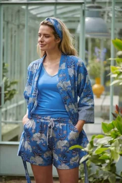Kimono Flora Firenze Kobalt