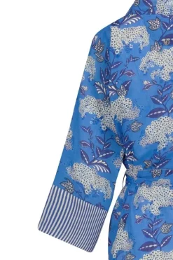 Kimono Flora Firenze Kobalt