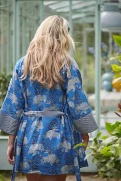 Kimono Flora Firenze Kobalt