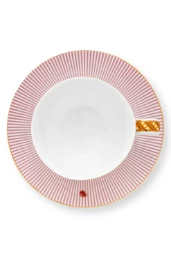 La Majorelle Set/2 Cappuccino Kop & Schotel Roze