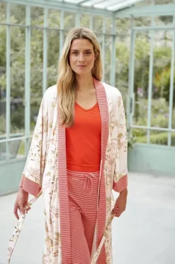 Lange Broek Little Sumo Stripe Koraal