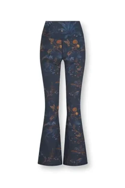 Lange Flared Sportlegging Isola Donker