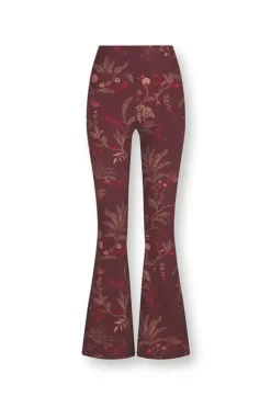 Lange Flared Sportlegging Isola Donker