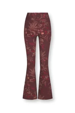 Lange Flared Sportlegging Isola Donker