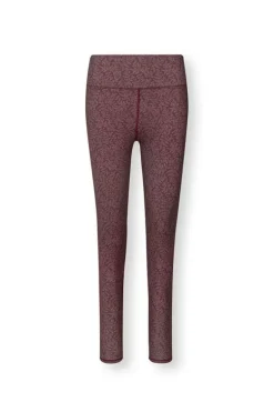 Lange Sportlegging Leafy Dots Terra