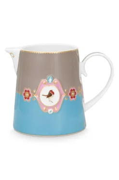 Love Birds Kan Groot Blauw/Khaki
