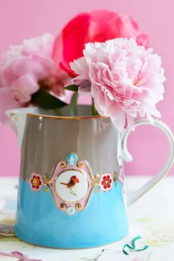 Love Birds Kan Groot Blauw/Khaki