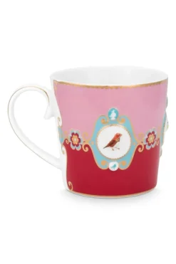 Love Birds Mok Groot Rood/Roze