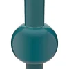 Metalen Vaas Donker 40 Cm