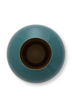 Metalen Vaas Donker 40 Cm