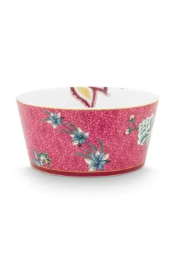 Oriental Flower Festival Set/4 Kommen Donker 12Cm
