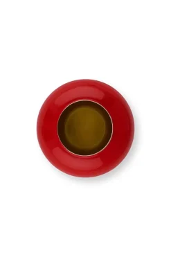 Ovale Mini Vaas Red 14 Cm