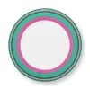 Pip Chique Stripes Dinerbord Roze/Groen 28Cm