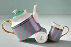 Pip Chique Stripes Kan Klein Roze/Groen