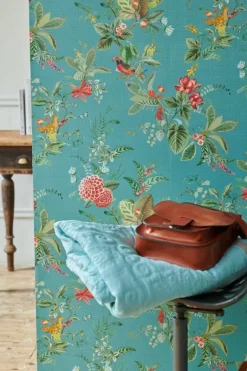 Pip Studio Floris Vliesbehang Petrol