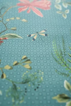 Pip Studio Floris Vliesbehang Petrol