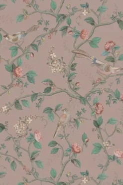 Pip Studio Good Nightingale Vliesbehang Mauve