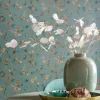 Pip Studio Good Nightingale Vliesbehang Petrol