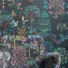 Pip Studio Pip Garden Infinito Wallpower Donker Blauw