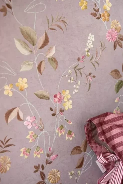 Pip Studio Tokyo Blossom Vliesbehang Roze Mauve