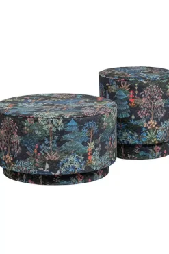 Poef Medium Pip Garden Donkerblauw