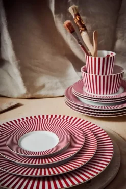 Royal Stripes Dinerbord Donker 26.5Cm