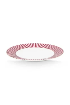 Royal Stripes Gebaksbord Donker 17Cm